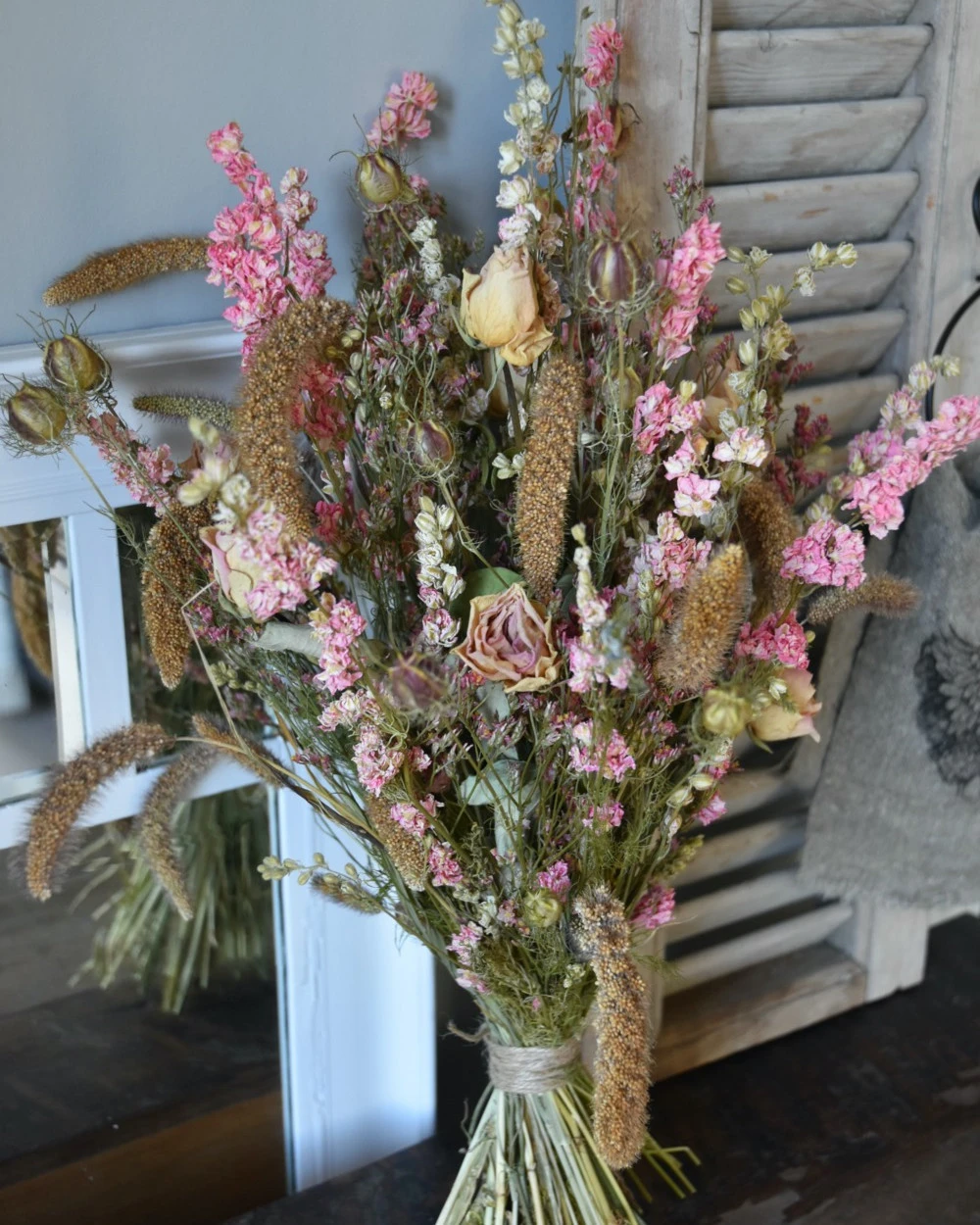 Droogbloem boeket gelaagd in naturel roze Droogbloem Boeket Gelaagd In Naturel Roze -Mode-Woondecoratiewinkel droogbloem boeket gelaagd in naturel roze 3