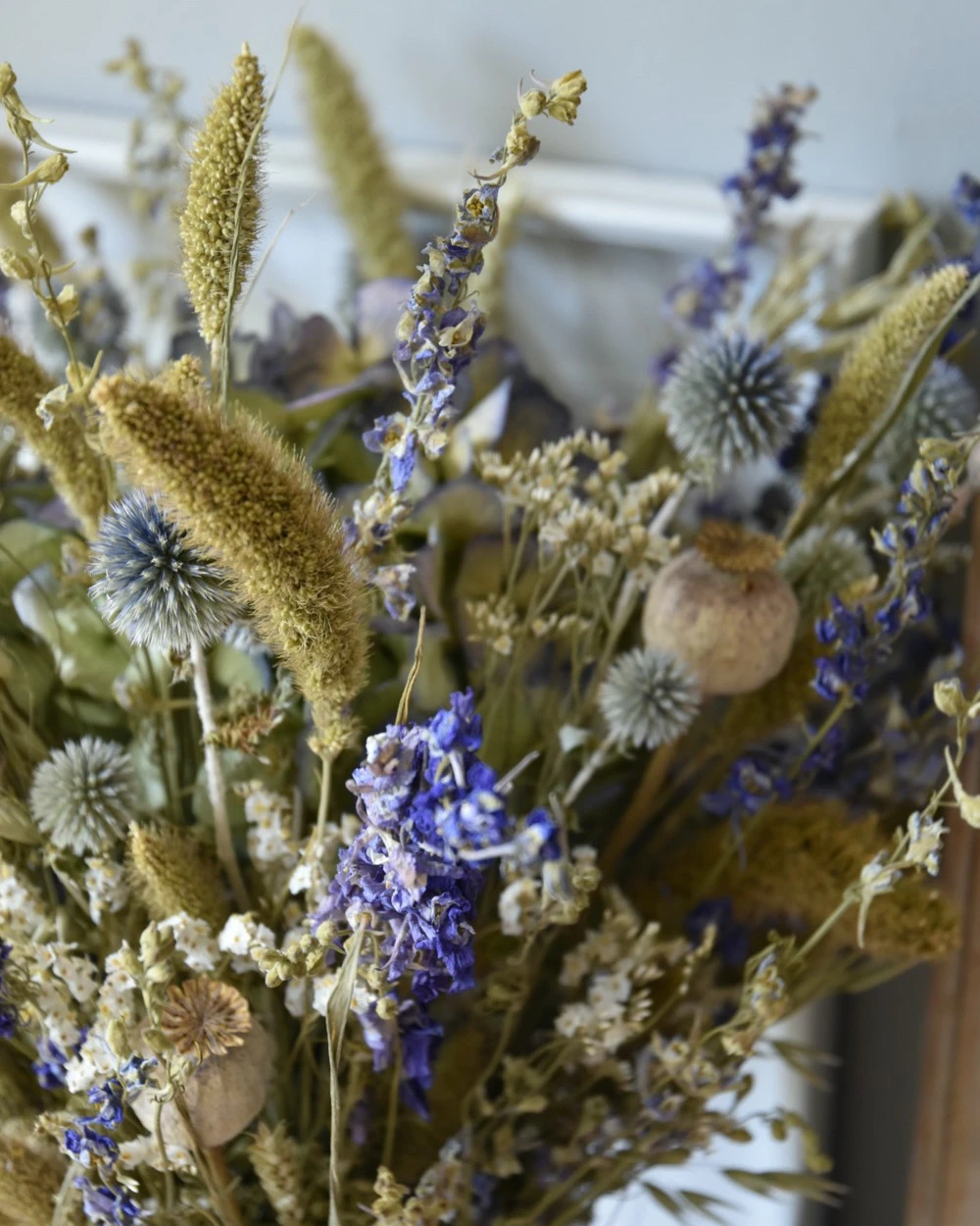 Droogbloemen boeket met Hortensia en Kogeldistels groen blauw Droogbloemen Boeket Met Hortensia En Kogeldistels Groen Blauw -Mode-Woondecoratiewinkel droogbloemen boeket met hortensia en kogeldistels groen blauw 6