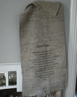 Gebed Shabby Doek Groot, Het Onze Vader Die In De Hemel Zijt 5 Gebed Shabby Doek Groot, Het Onze Vader Die In De Hemel Zijt -Mode-Woondecoratiewinkel gebed shabby doek groot het onze vader 3