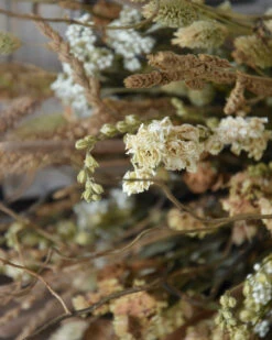 Gelaagd Naturel Crème Droogbloem Boeket -Mode-Woondecoratiewinkel gelaagd naturel creme droogbloem boeket 4