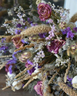 Gemengd Droogbloem Boeket In Naturel Lila Violet -Mode-Woondecoratiewinkel gemengd droogbloem boeket in naturel lila violet 3