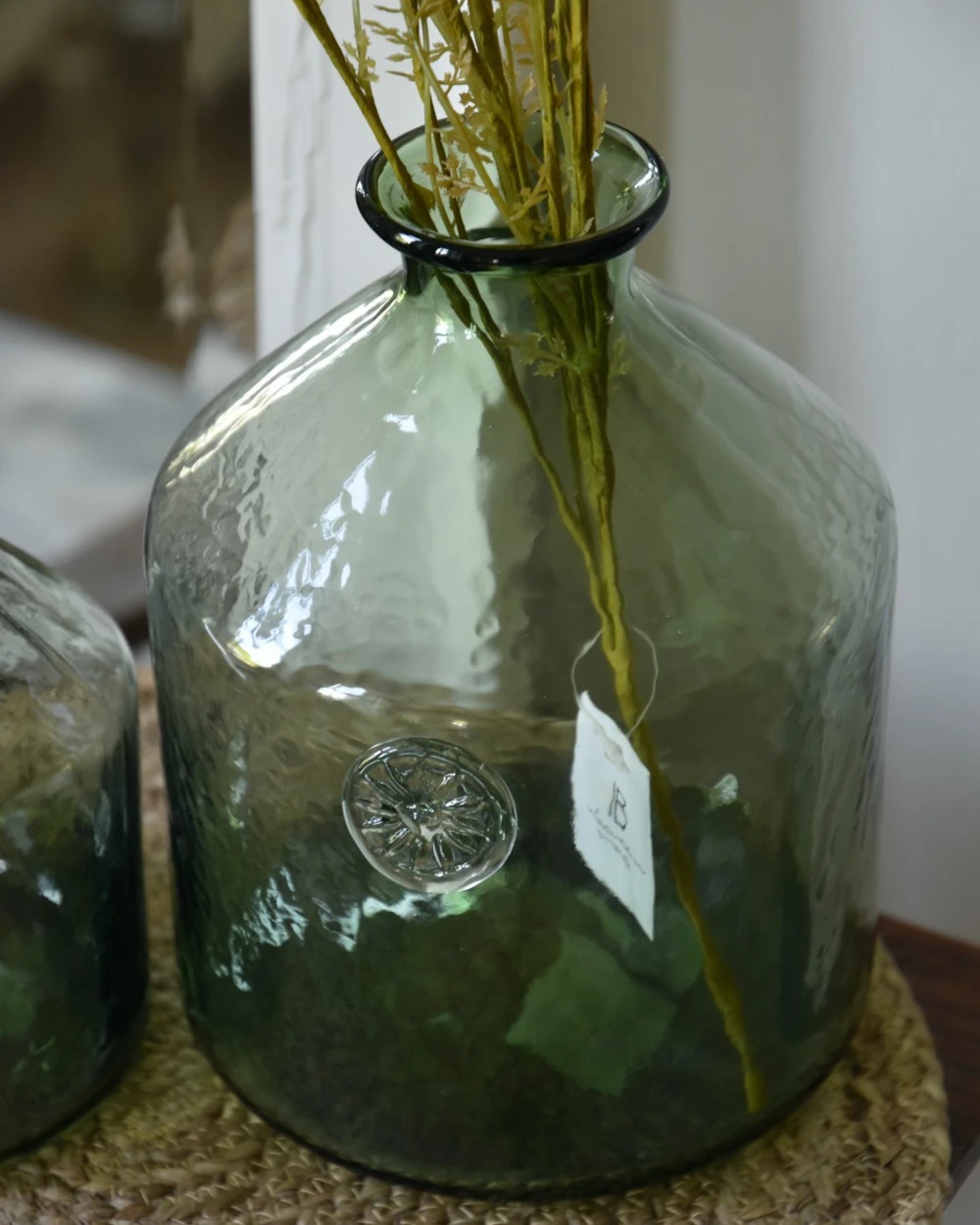 Glazen apothekers fles in het groen met embleem groot, IB Laursen Glazen Apothekers Fles In Het Groen Met Embleem Groot, IB Laursen -Mode-Woondecoratiewinkel glazen apothekers fles in het groen met embleem groot ib laursen 12