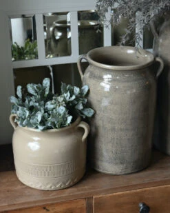 Grote Pot Kruik Met Oren Klei Grijs, IB Laursen 8 Grote Pot Kruik Met Oren Klei Grijs, IB Laursen -Mode-Woondecoratiewinkel grote pot kruik met oren klei grijs ib laursen 6