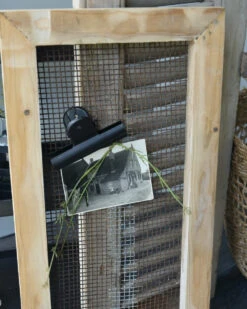 Herinnering Bord, Houten Lijst Met Stoer Dik Oud Gaas En Clip -Mode-Woondecoratiewinkel herinnering bord houten lijst met stoer dik oud gaas en clip 6