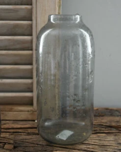 Hoge Vaas Met Bubbels, Zilvermetaal En Grijze Gloed -Mode-Woondecoratiewinkel hoge vaas met bubbels metaal en grijze gloed 5