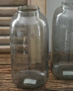 Hoge Vaas Met Bubbels, Zilvermetaal En Grijze Gloed -Mode-Woondecoratiewinkel hoge vaas met bubbels metaal en grijze gloed 7