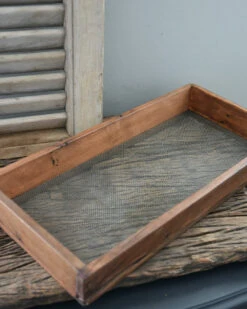 Houten Bak Met Een Bodem Van Fijn Gaas, IB Laursen -Mode-Woondecoratiewinkel houten bak met een bodem van fijn gaas ib laursen 5