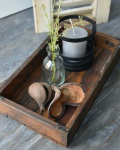 Houten Bak Met Metalen Beugeltjes, Unique IB Laursen -Mode-Woondecoratiewinkel houten bak met metalen beugeltjes unique ib laursen 4