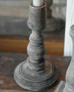 Houten Kandelaar Rond, Be-Uniq