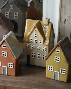 Mode-Woondecoratiewinkel -Mode-Woondecoratiewinkel keramiek theelicht huisje nyhavn ib laursen 1