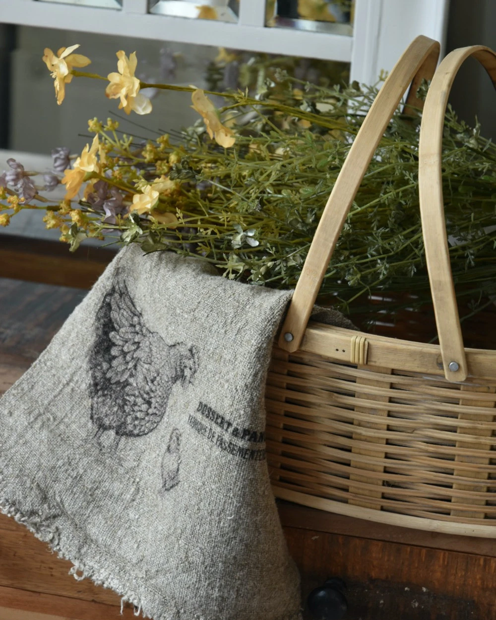 Mand met twee hendels M, IB Laursen Mand Met Twee Hendels M, IB Laursen -Mode-Woondecoratiewinkel mand met twee hendels m ib laursen 1