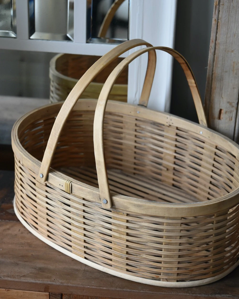 Mand met twee hendels M, IB Laursen Mand Met Twee Hendels M, IB Laursen -Mode-Woondecoratiewinkel mand met twee hendels m ib laursen