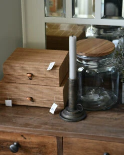 Metalen Antiek Look Kandelaar Met Oor, IB Laursen -Mode-Woondecoratiewinkel metalen antiek look kandelaar met oor ib laursen 5