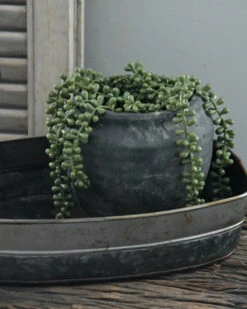 Metalen Bak In Twee Tinten Gelaagd, Groot -Mode-Woondecoratiewinkel metalen bak in twee tinten gelaagd groot 3