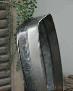 Metalen Bak In Twee Tinten Gelaagd, Groot -Mode-Woondecoratiewinkel metalen bak in twee tinten gelaagd groot 7