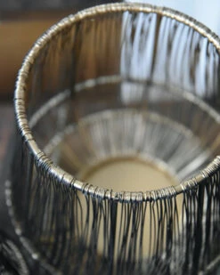 Metalen Draad Windlicht Zwart Goud Groot -Mode-Woondecoratiewinkel metalen draad windlicht zwart goud groot 4