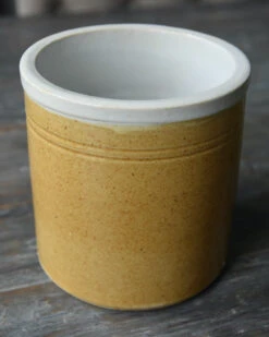 Oker Pot Recht Met Licht Randje Unique, IB Laursen -Mode-Woondecoratiewinkel oker bruine pot recht met randje unique ib laursen 3