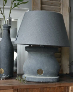 Ovale Lampenvoet Van Aardewerk In Majestic Grijs, Brynxz -Mode-Woondecoratiewinkel ovale lampenvoet van aardewerk in majestic grijs brynxz 5