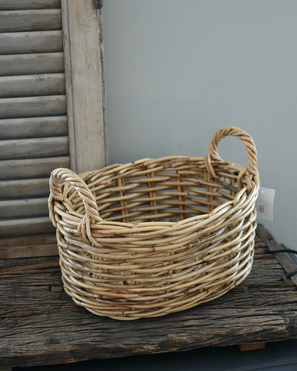 ovale rotan mand met hengsels, IB Laursen Ovale Rotan Mand Met Hengsels, IB Laursen -Mode-Woondecoratiewinkel ovale rotan mand met hengsels ib laursen 2