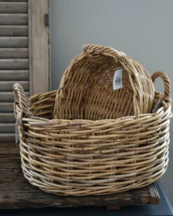 Ovale Rotan Mand Met Hengsels, IB Laursen 7 Ovale Rotan Mand Met Hengsels, IB Laursen -Mode-Woondecoratiewinkel ovale rotan mand met hengsels ib laursen 5