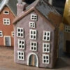 Pastel Lila Theelicht Huis Met Open Ramen Nyhavn, IB Laursen -Mode-Woondecoratiewinkel pastel lila theelicht huis met open ramen nyhavn ib laursen
