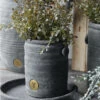 Pot Met Twee Dop Oortjes Vintage Grijs Klein, Brynxz -Mode-Woondecoratiewinkel pot met twee dop oortjes vintage grijs klein brynxz