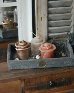 Rechthoekige Tray Met Handvaten Middel, Vintage Brynxz -Mode-Woondecoratiewinkel rechthoekige tray met handvaten middel vintage brynxz 2