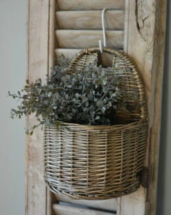 Rieten Wand Mand Half Rond, IB Laursen -Mode-Woondecoratiewinkel rieten wand mand half rond ib laursen 2