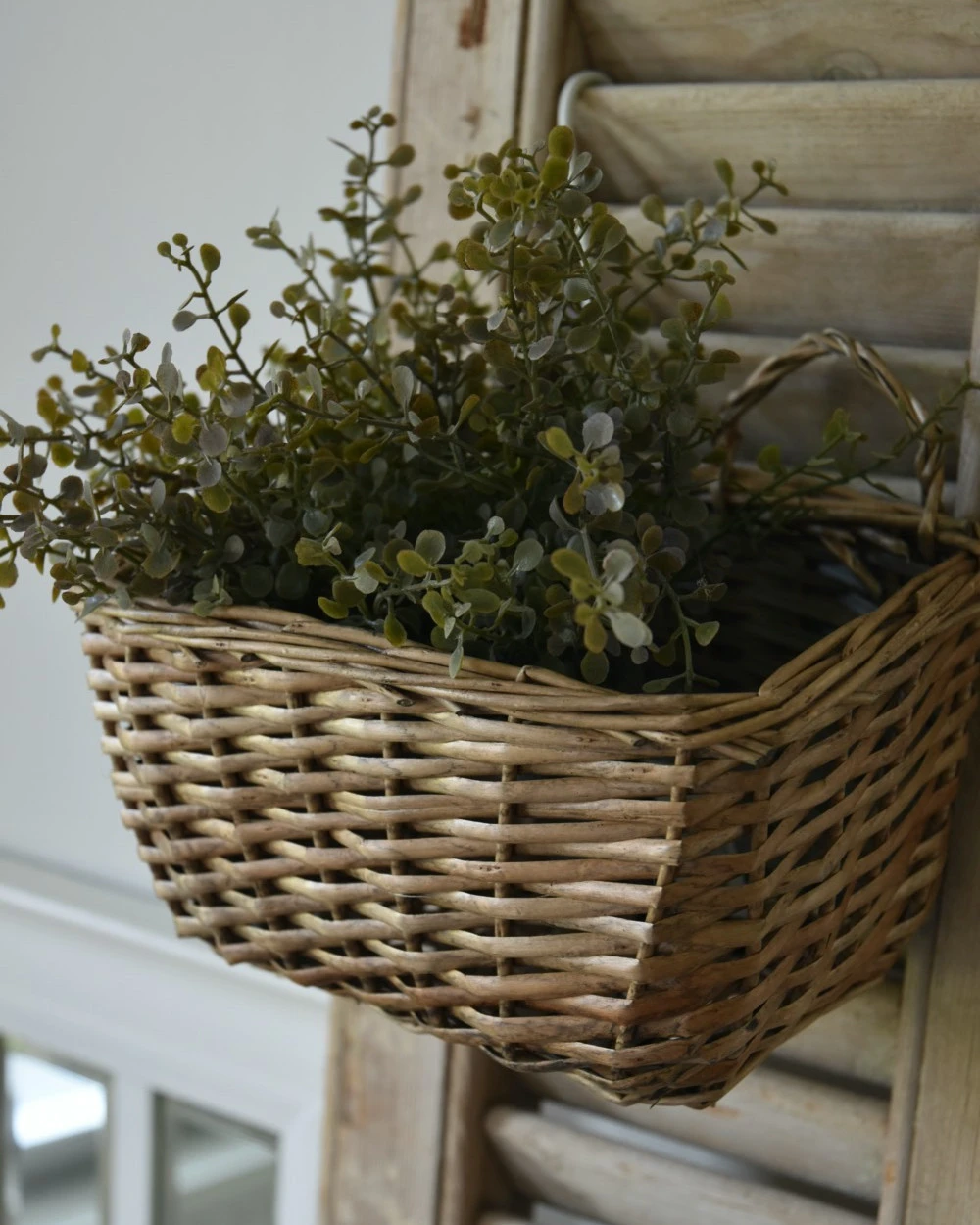 Rieten 'wand' mand met twee hengsels, IB Laursen Rieten 'wand' Mand Met Twee Hengsels, IB Laursen -Mode-Woondecoratiewinkel rieten wand mand met twee hengsels ib laursen