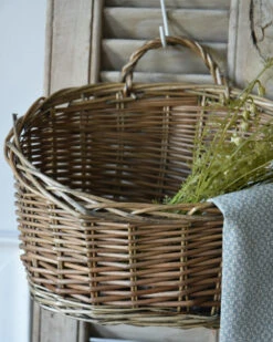 Rieten 'wand' Mand Ovaal Met Asymmetrische Opening, IB Laursen 5 Rieten 'wand' Mand Ovaal Met Asymmetrische Opening, IB Laursen -Mode-Woondecoratiewinkel rieten wand mand ovaal met asymmetrische opening ib laursen 3