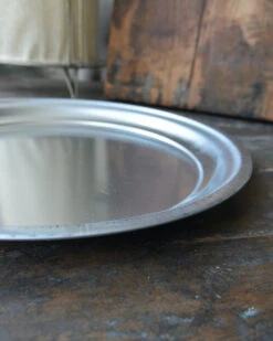 Ronde Schaal Zilver Zink Per 3 Stuks -Mode-Woondecoratiewinkel ronde schaal zilver zink per 3 stuks bloem schik tip 1