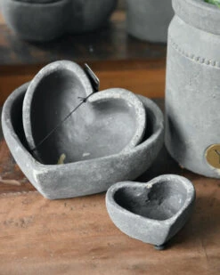 Set Van 3 Hart Schaaltjes Majestic Brynxz -Mode-Woondecoratiewinkel set van 3 hart schaaltjes majestic brynxz 2