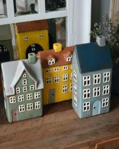 Mode-Woondecoratiewinkel -Mode-Woondecoratiewinkel theelicht huisje nyhavn pastel groen ib laursen 1