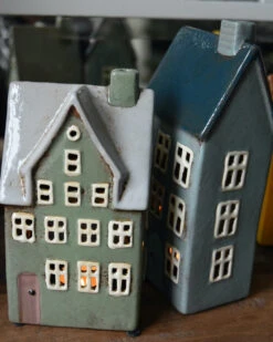 Theelicht Huisje Nyhavn Pastel Groen, IB Laursen -Mode-Woondecoratiewinkel theelicht huisje nyhavn pastel groen ib laursen 5