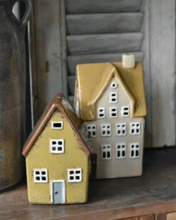 Theelicht Huisjes Nyhavn Pastel Zand, IB Laursen -Mode-Woondecoratiewinkel theelicht huisjes nyhavn pastel zand ib laursen 4