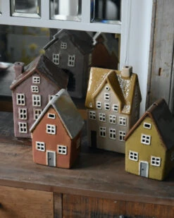 Theelicht Huisjes Nyhavn Pastel Zand, IB Laursen -Mode-Woondecoratiewinkel theelicht huisjes nyhavn pastel zand ib laursen 6