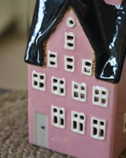 Theelicht Pakhuis Nyhavn Roze Met Zwart Dak, IB Laursen -Mode-Woondecoratiewinkel theelicht pakhuis nyhavn roze met zwart dak ib laursen 6