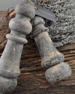 Toefhanger - Klos Verouderd Grijs