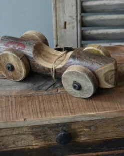 Unieke Vintage Race Auto Van Hout Met Rood Nr 96, IB Laursen 5 Unieke Vintage Race Auto Van Hout Met Rood Nr 96, IB Laursen -Mode-Woondecoratiewinkel unieke vintage race auto van hout met rood nr 96 ib laursen 3