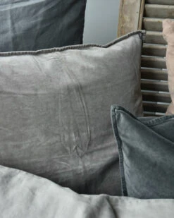 Velours Kussenhoes 'linnen', IB Laursen 4 Velours Kussenhoes 'linnen', IB Laursen -Mode-Woondecoratiewinkel velours kussenhoes linnen ib laursen 2