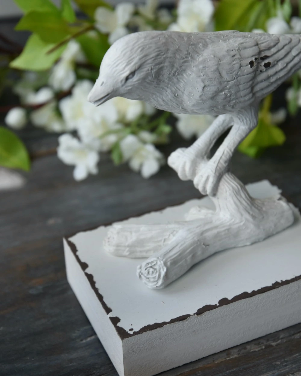 Vogel boekensteun antiek wit, set van twee Vogel Boekensteun Antiek Wit, Set Van Twee -Mode-Woondecoratiewinkel vogel boekensteun antiek wit set van twee 4