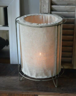 Windlicht Met Doek Naturel Middel, IB Laursen -Mode-Woondecoratiewinkel windlicht met doek naturel middel ib laursen 7