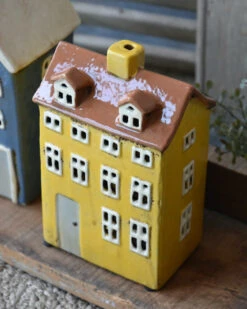 Zonnig Geel Theelicht Pakhuis Met Dakkapellen Nyhavn, IB Laursen -Mode-Woondecoratiewinkel zonnig geel theelicht pakhuis met dakkapellen nyhavn ib laursen 5