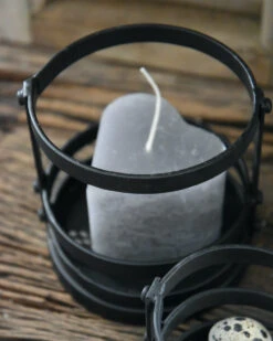 Zwart Metalen Houder Atmosphere Groot, Brynxz